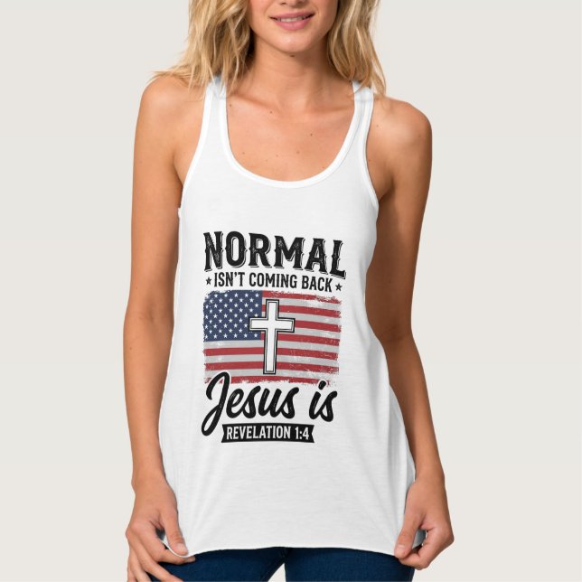 Camiseta Apocalipse Jesus Normal Não Está Voltando (Frente)