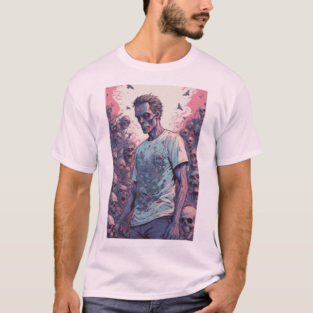 Camiseta apocalipse zombie (Frente)