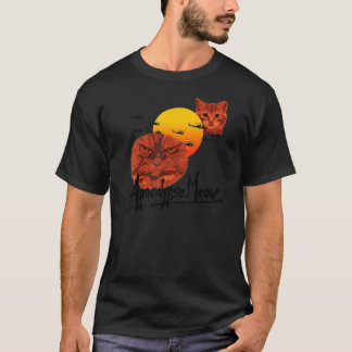 Camiseta Apocalypse Mede Pássaros Gatos Engraçados