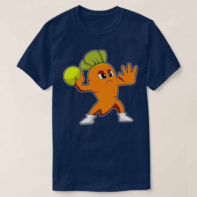 Camiseta apodrecimento no jogador de Handball com Handball (Frente do Design)