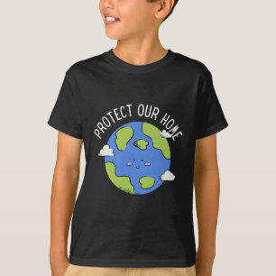 Camiseta Apoia a proteção ambiental Feliz Dia da Terra