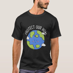 Camiseta Apoia a proteção ambiental Feliz Dia da Terra