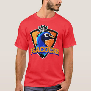 Camiseta Apoiador da equipe de animais selvagens da Peacock