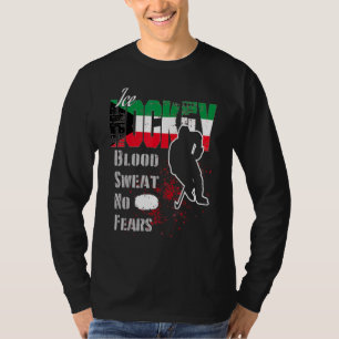Camiseta Apoiador do Kuwait Suor Sangue Sem Medos Hóquei no