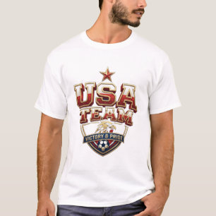 Camiseta Apoiador Patriótico Fã Americano