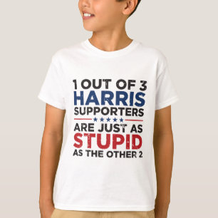 Camiseta Apoiadores engraçados do Trump 1 de 3 Kamala Harri