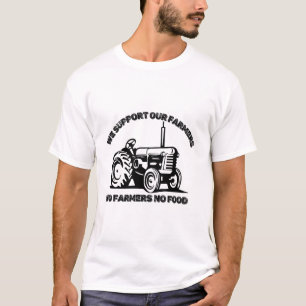 Camiseta Apoiamos Os Nossos Agricultores, Não Os Agricultor