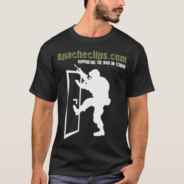 Camiseta Apoiando a guerra ao terror (Frente)