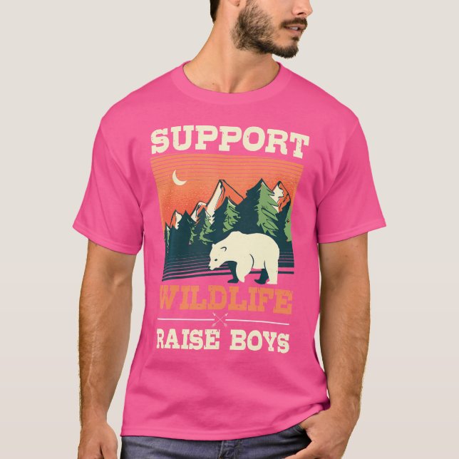 Camiseta Apoiando Campanha de Conservadores Raise Boy (Frente)