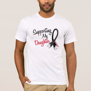 Camiseta Apoiando minha filha (melanoma)