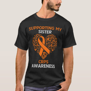 Camiseta Apoiando Minha Irmã Mês de Conscientização Rsd Crp