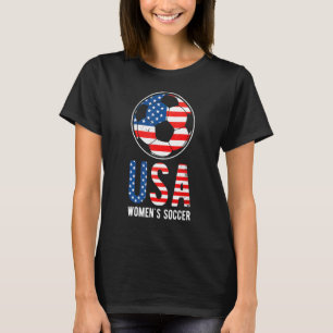 Camiseta Apoiando Mulheres Futebol Americano Bandeira Nacio