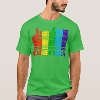 Camiseta Apoiante LGBT de Presente LGBT Canberra Pride Canb