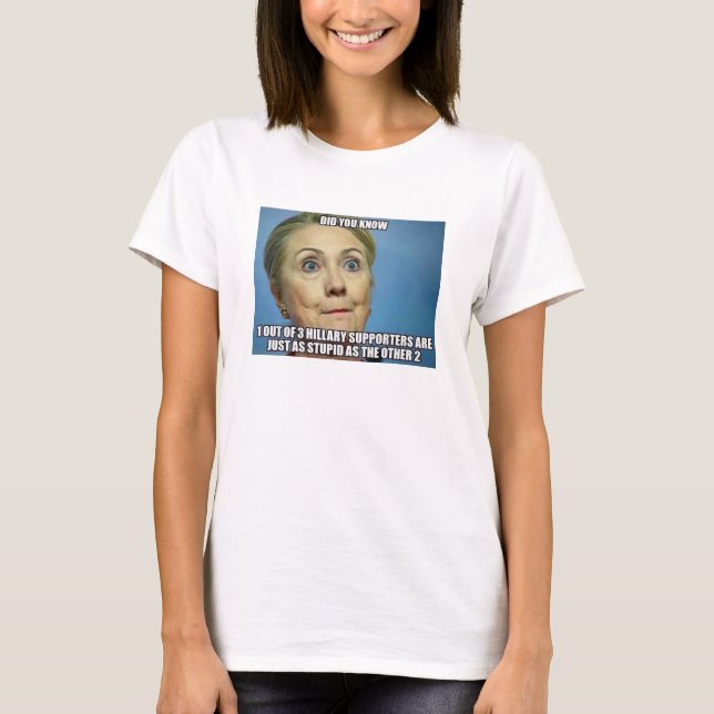 Camiseta Apoiantes de Hillary (Frente)