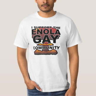 Camiseta Apoiar a Comunidade da Gay Enola