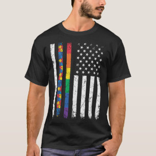 Camiseta Apoiar a consciencialização do Autismo Orgulho Arc