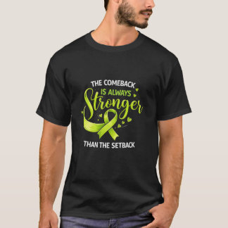 Camiseta Apoiar a Consciencialização do Cancro de Linfoma F