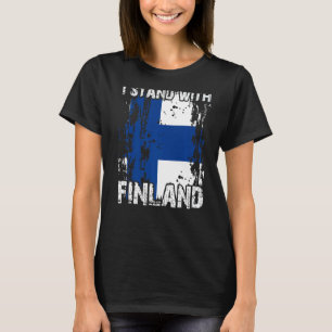 Camiseta Apoiar A Finlândia E A Bandeira Finlandesa