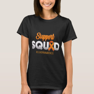 Camiseta Apoiar a guerra de conscientização da leucemia na