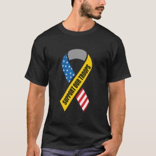 Camiseta Apoiar a nossa faixa de tropas