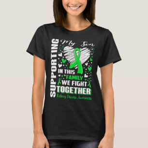 Camiseta Apoiar A Sensibilização Do Meu Filho Para A Doença