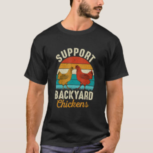 Camiseta Apoiar Galinhas De Quintal Na Criação De Galos