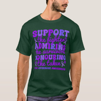 Camiseta Apoiar Lutadores Honrando Superose de Droga Tomada