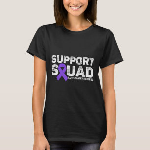 Camiseta Apoiar Mês De Sensibilização Do Esquadrão Lupus Pa