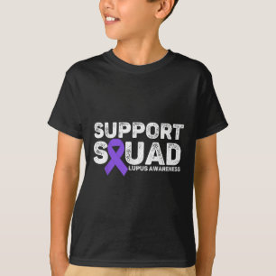 Camiseta Apoiar Mês De Sensibilização Do Esquadrão Lupus Pa