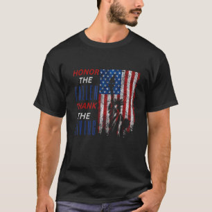 Camiseta Apoiar Militar Temático em Homenagem ao Veterano F