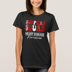 Camiseta Apoiar o Awarene da Doença Cardíaca do Cabelo de G