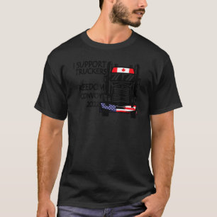 Camiseta Apoiar o Canadian Truckers Freedom Convoy 2022 Usa