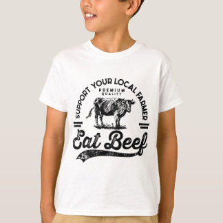 Camiseta Apoiar Os Agricultores Locais Que Exploram A Agric