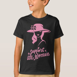 Camiseta Apoiar todas as mulheres