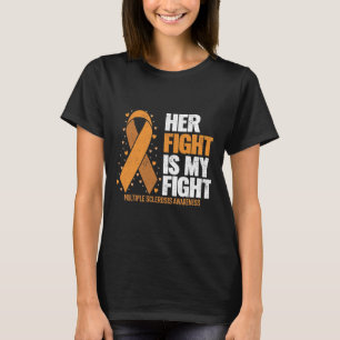 Camiseta Apoie-A A Lutar Contra A Minha Esclerose Múltipla