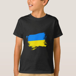 Camiseta Apoie a Bandeira da Ucrânia Orgulho Ucraniano Cora