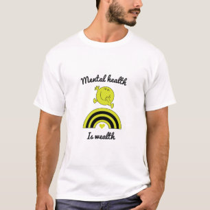 Camiseta Apoie a Conscientização sobre Saúde Menta