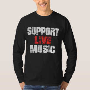 Camiseta Apoie a Música Ao Vivo