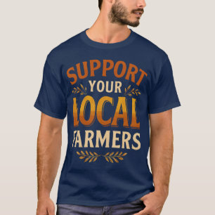 Camiseta Apoie a Tipografia Agrícola dos Agricultores Locai
