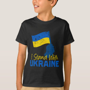 Camiseta Apoie a Ucrânia Eu Apoio a Ucrânia Bandeira Ucrani