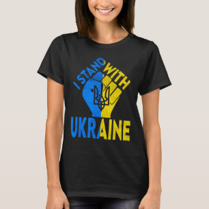 Camiseta Apoie a Ucrânia Eu Apoio a Ucrânia Bandeira Ucrani