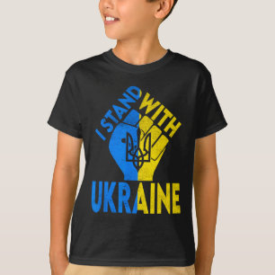 Camiseta Apoie a Ucrânia Eu Estou Com a Ucrânia Bandeira Uc