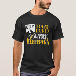Camiseta Apoie Apicultores Locais I Conscientização de Loja