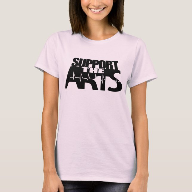 Camiseta Apoie as artes (Frente)