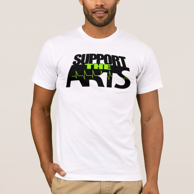 Camiseta Apoie as artes (Frente)