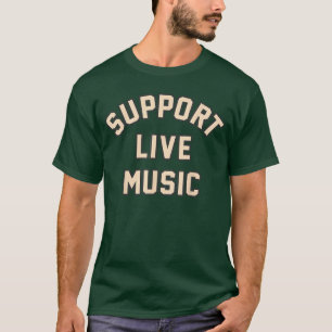 Camiseta Apoie Músicos de Música Ao Vivo Bandas Locais Arti