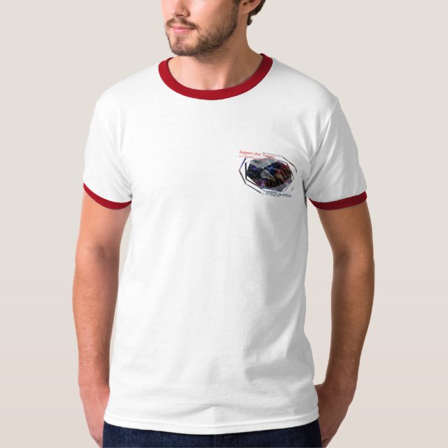 Camiseta Apoie nossas tropas (Frente)