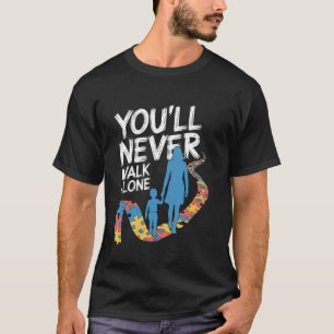 Camiseta Apoie o Autismo Filho Mãe Apoie o Autismo Filho Co