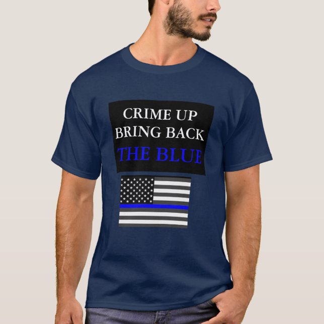 CAMISETA APOIE O AZUL (Frente)