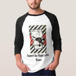 Camiseta Apoie o direito de armar ursos